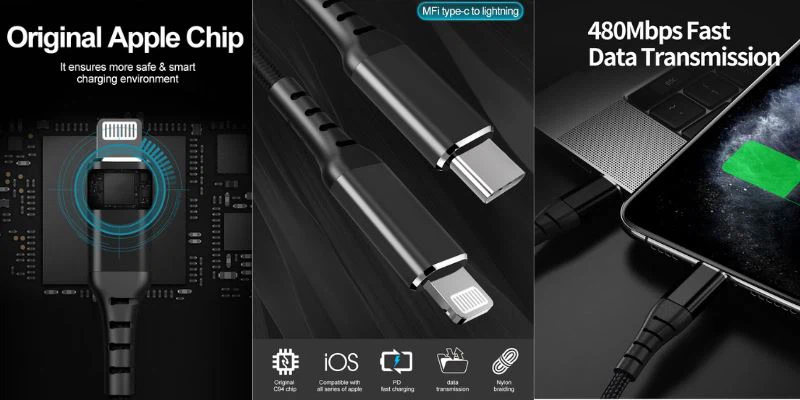 USB-C To Lightning Cable (2) USB-C To Lightning Cable (2)