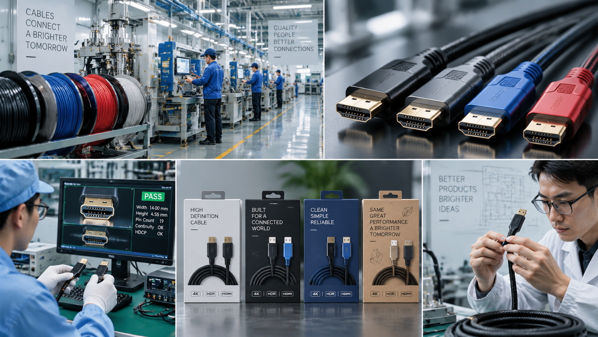 Custom OEM HDMI Cable Manufacturing Custom OEM HDMI Cable Manufacturing