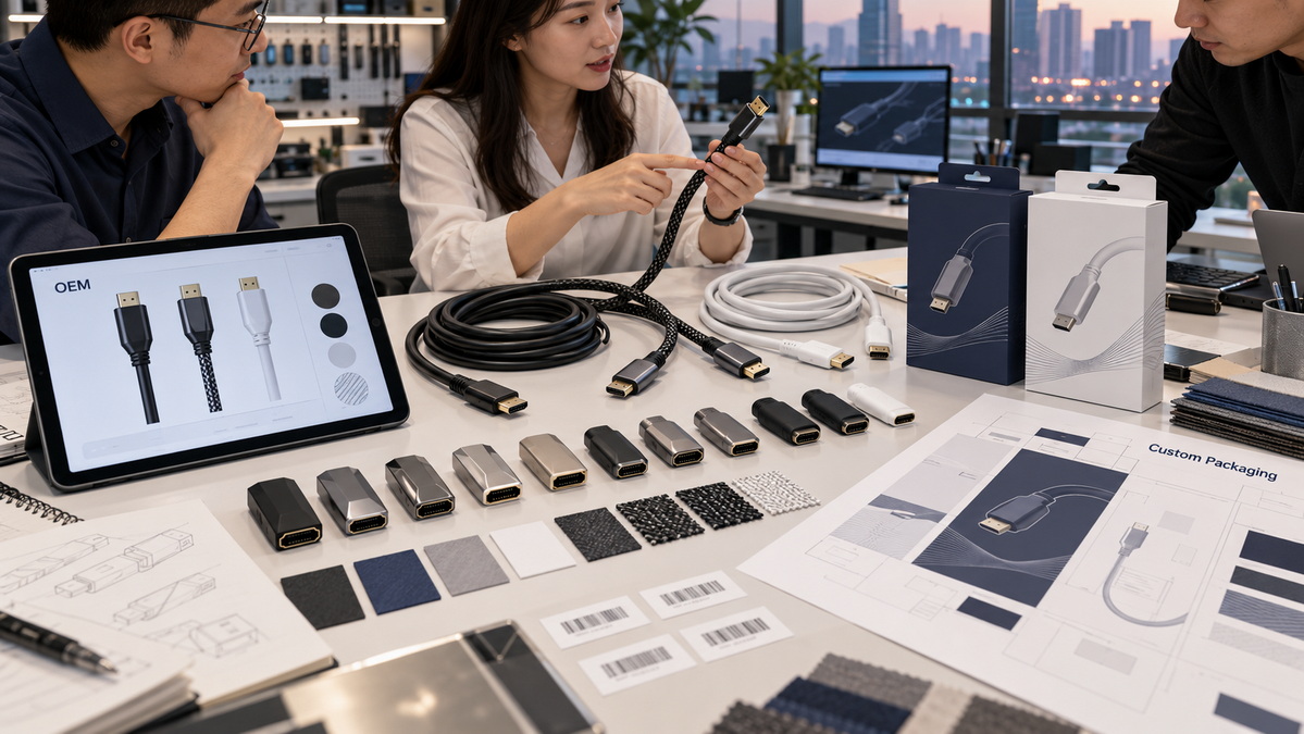 OEM HDMI Cable Customization Process OEM HDMI Cable Customization Process