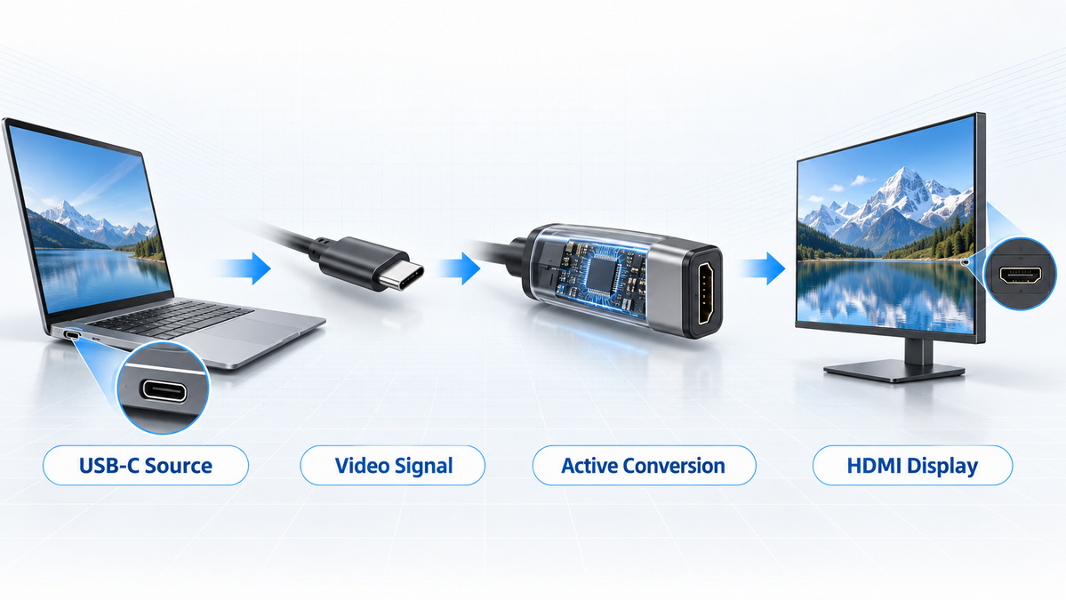 USB C To HDMI Signal Path USB C To HDMI Signal Path