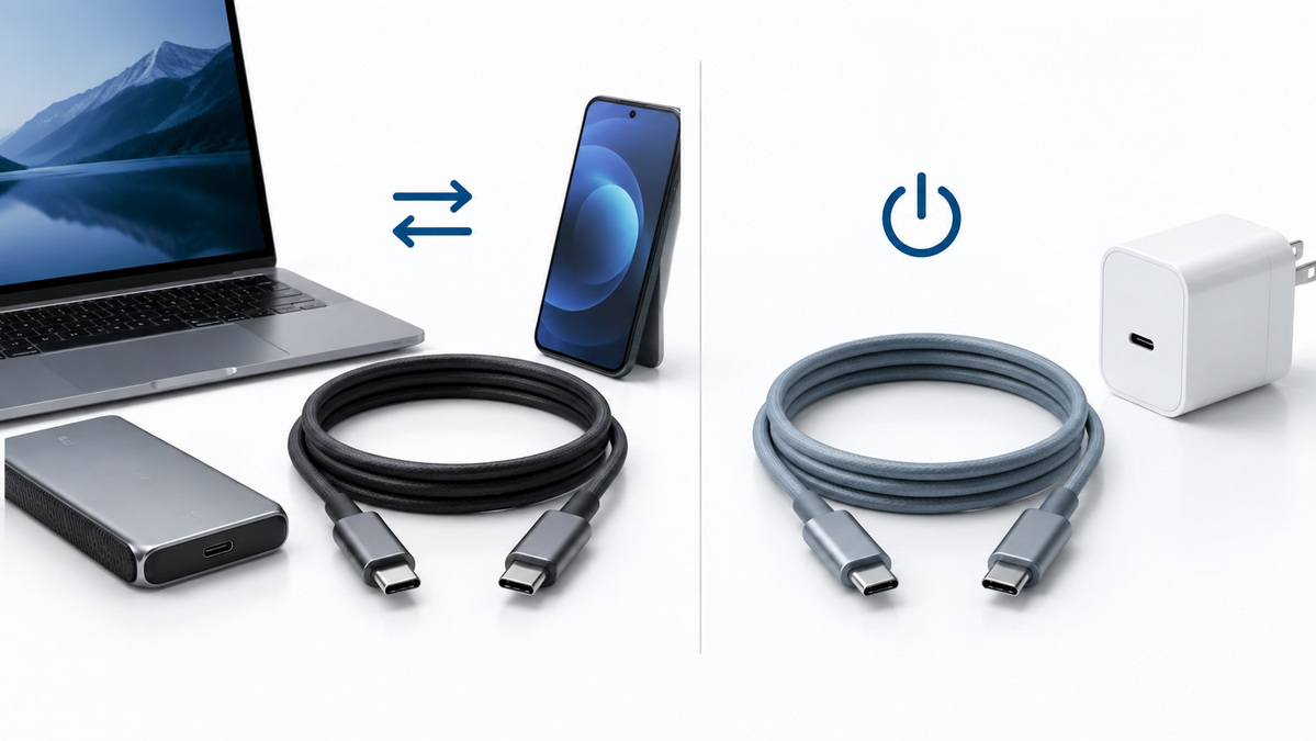 USB Cable And Charging Cable Comparison USB Cable And Charging Cable Comparison