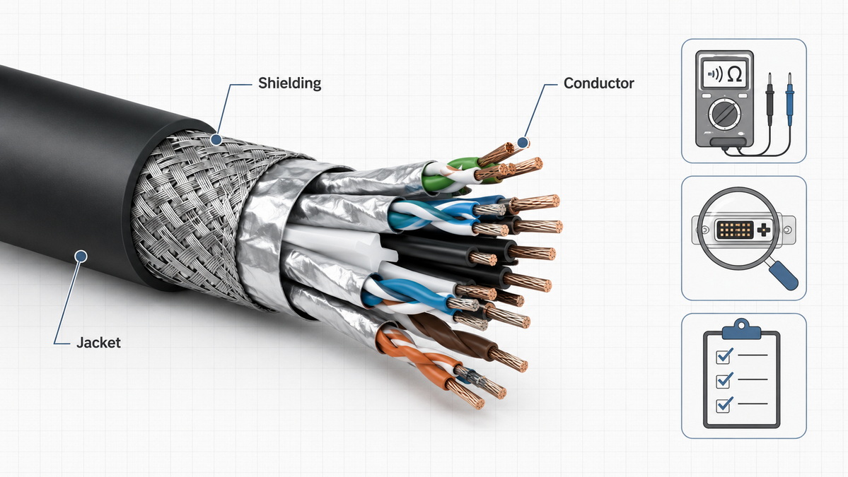 DVI Cable Structure And Quality Control DVI Cable Structure And Quality Control