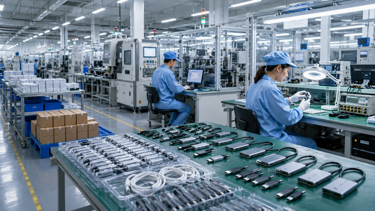 USB C Adapter Factory Overview USB C Adapter Factory Overview