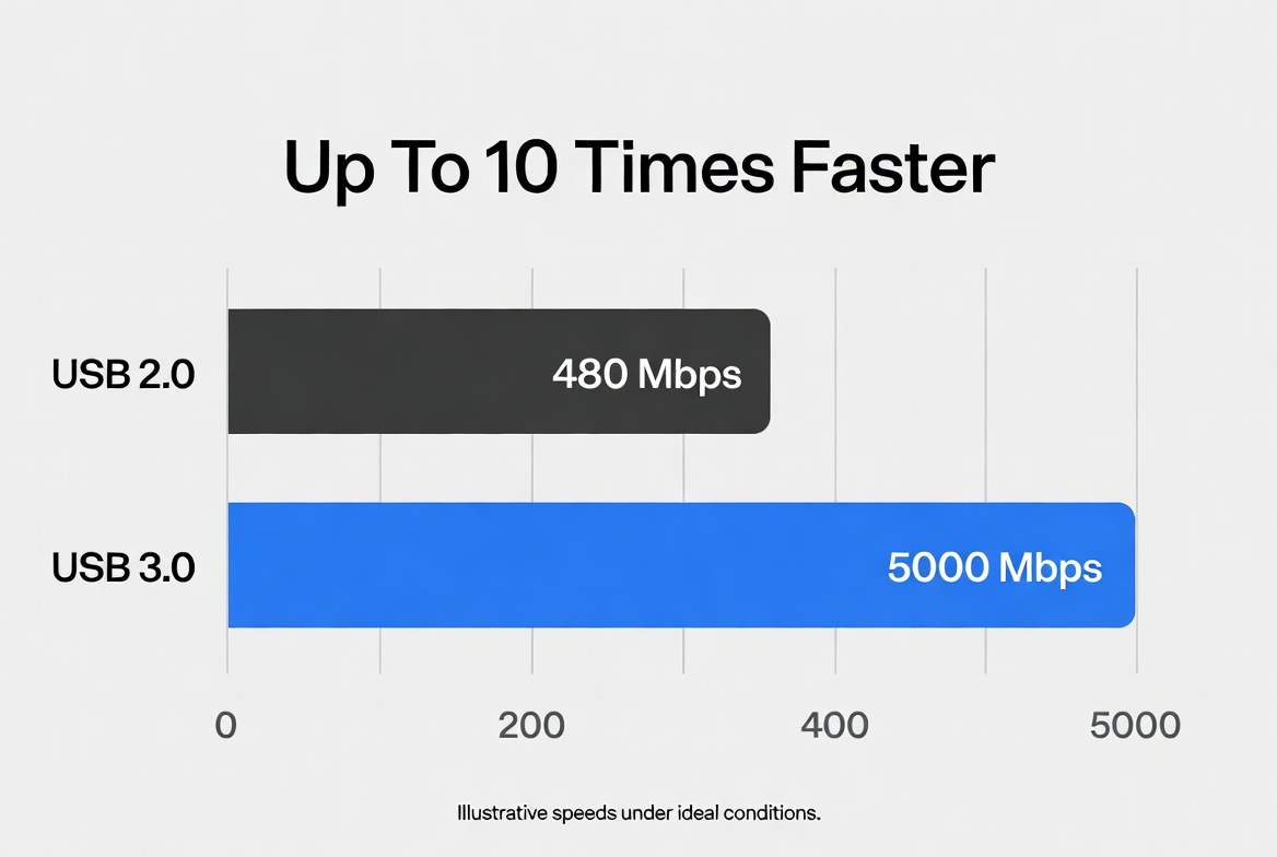 Usb Speed Comparison Chart Usb Speed Comparison Chart