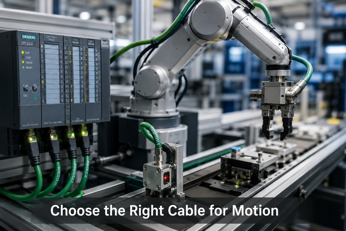 Industrial Automation Cable Application Kabeltoepassing voor industriële automatisering