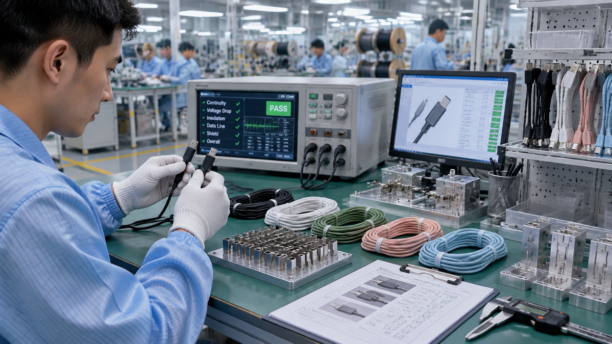 Custom USB Cable Quality Inspection Custom USB Cable Quality Inspection