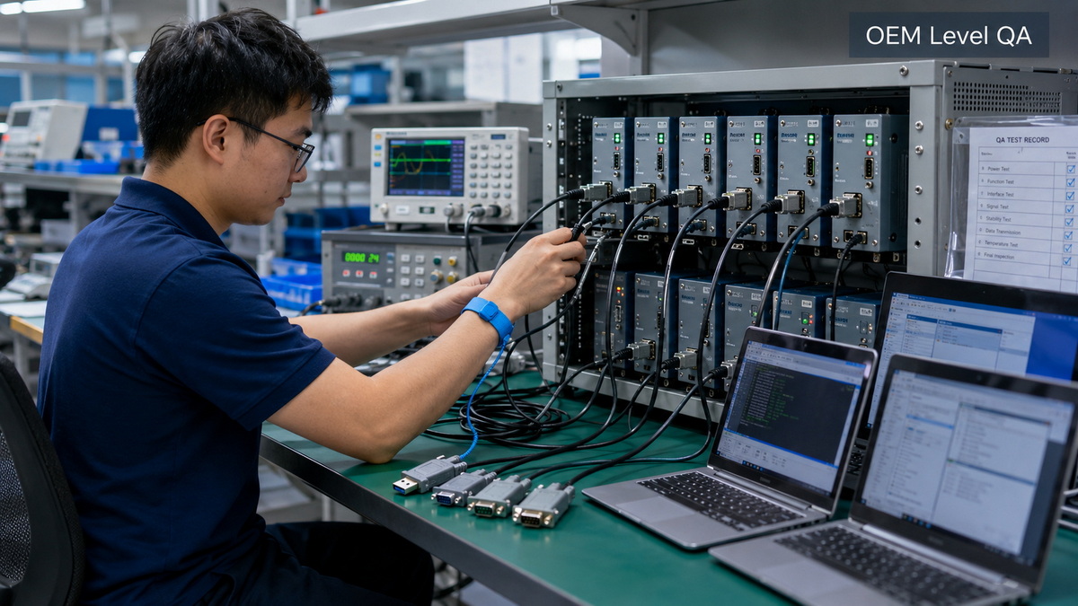 OEM Serial Cable Testing Lab OEM Serial Cable Testing Lab
