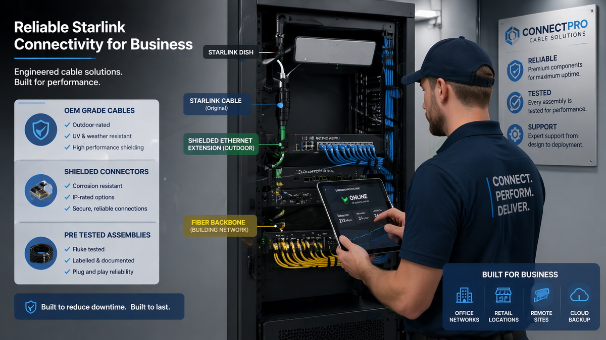 Professional Starlink Cabling For Business Professional Starlink Cabling For Business