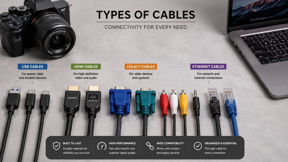 Professional Camera Cabling Options Professional Camera Cabling Options