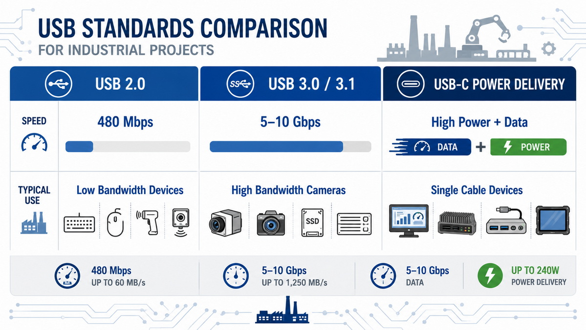 USB Speed And Power Comparison Chart USB Speed And Power Comparison Chart