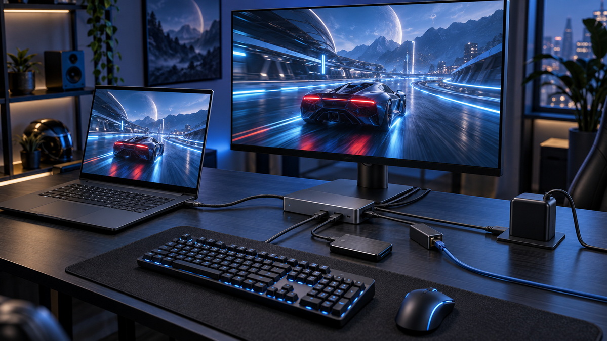 USB C Gaming Laptop Dock Setup USB C Gaming Laptop Dock Setup