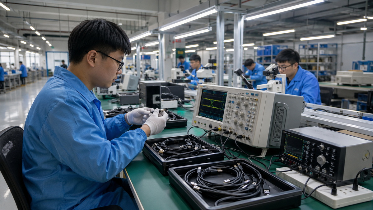 OEM Cable Production Scene OEM Cable Production Scene