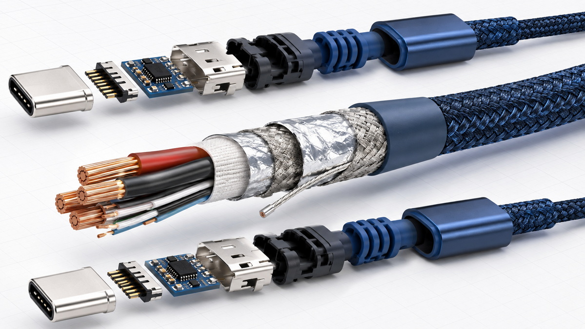 USB C Cable Internal Structure USB C Cable Internal Structure