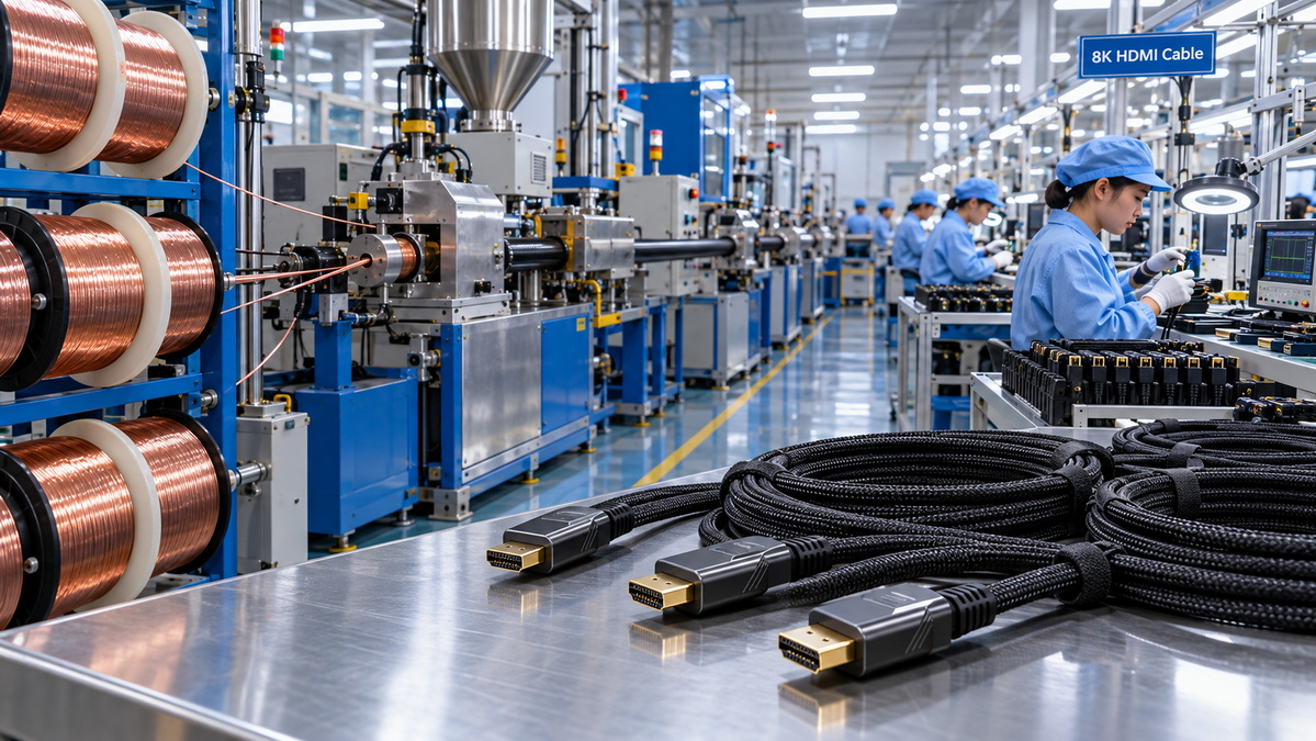 8K HDMI Cable Manufacturing Line 8K HDMI Cable Manufacturing Line