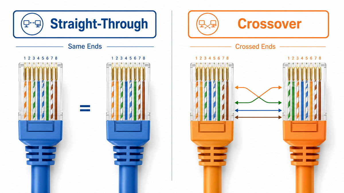 Ethernet Cable Wiring Comparison Ethernet Cable Wiring Comparison