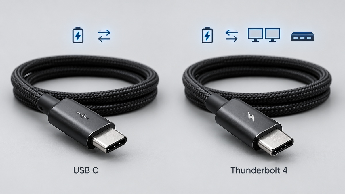 USB C And Thunderbolt 4 Cable Comparison USB C And Thunderbolt 4 Cable Comparison