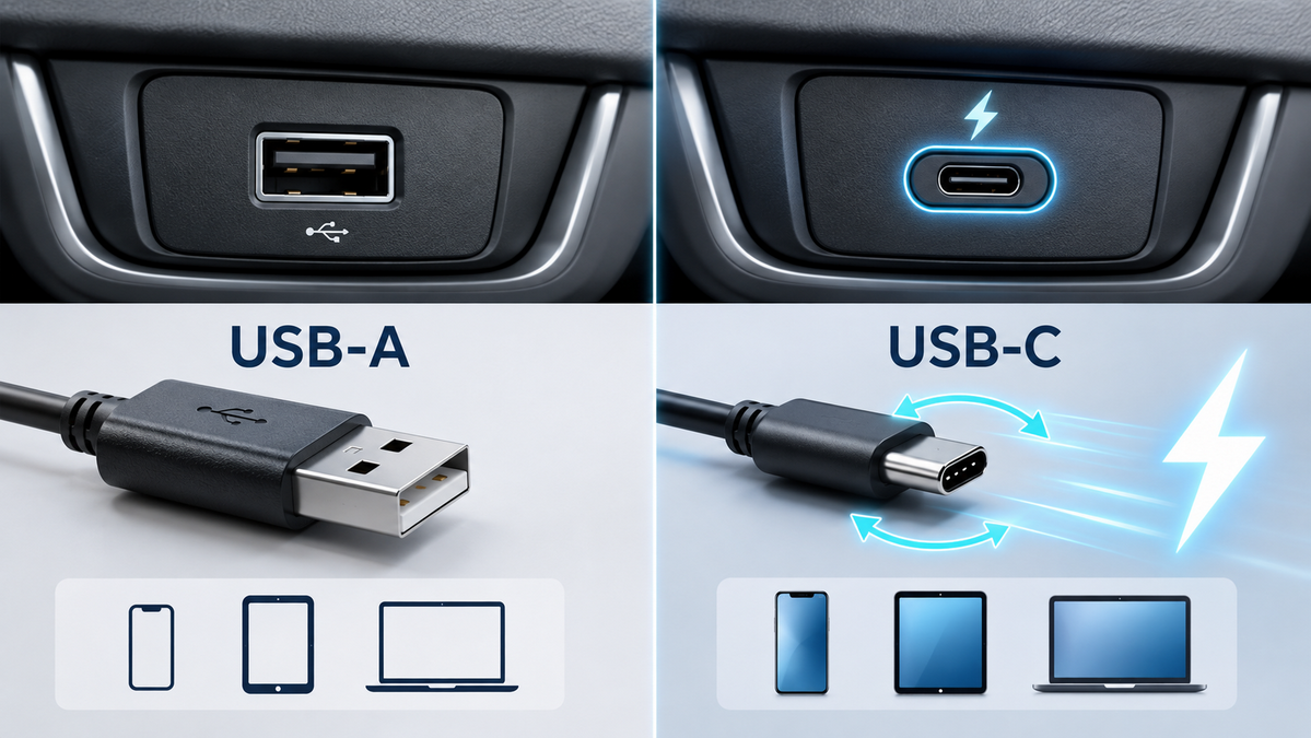 USB C Vs USB A Comparison USB C Vs USB A Comparison