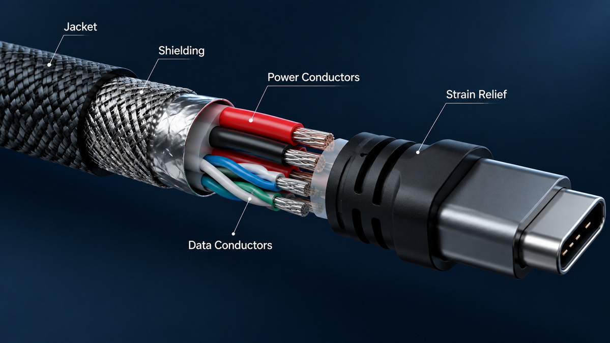 USB Cable Internal Construction USB Cable Internal Construction
