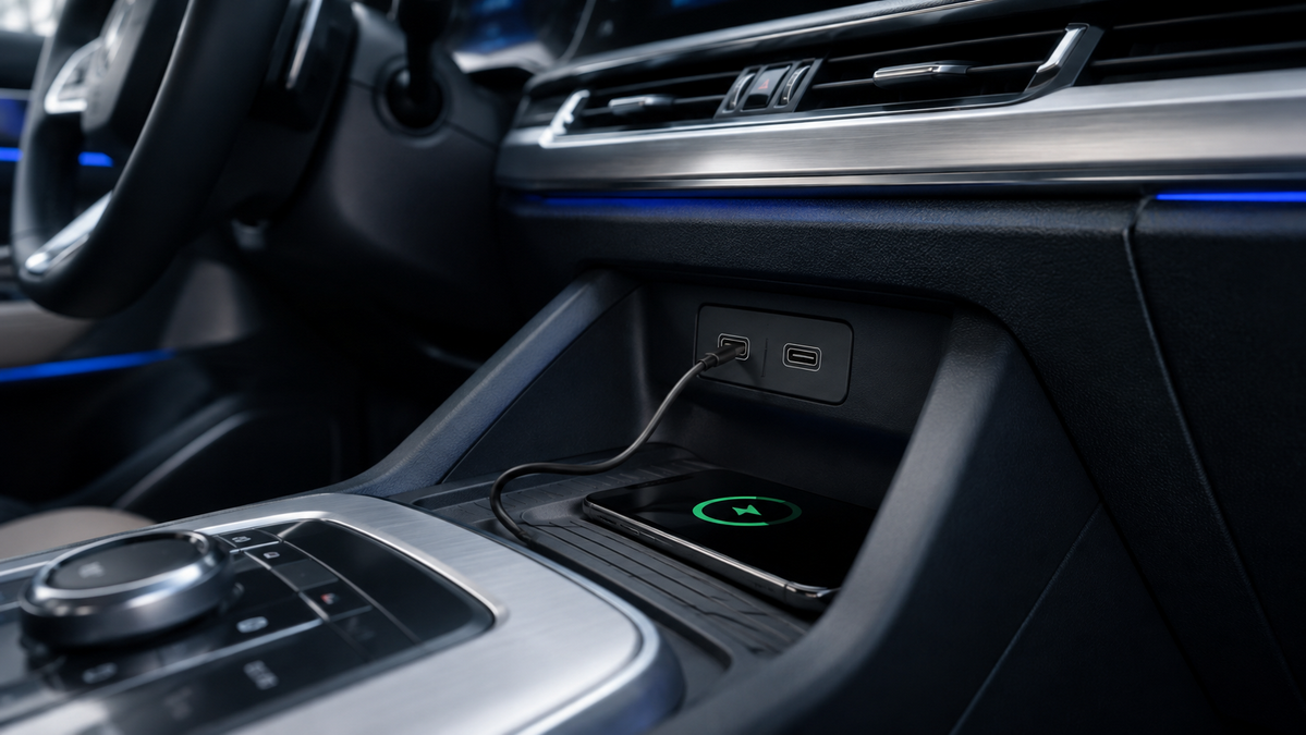 Automotive USB C Dashboard Ports Automotive USB C Dashboard Ports