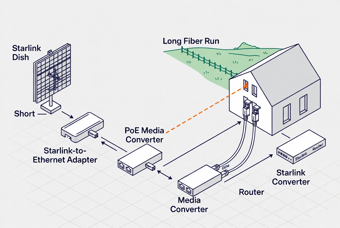 Starlink Fiber And OEM Cable Solution Starlink Fiber And OEM Cable Solution