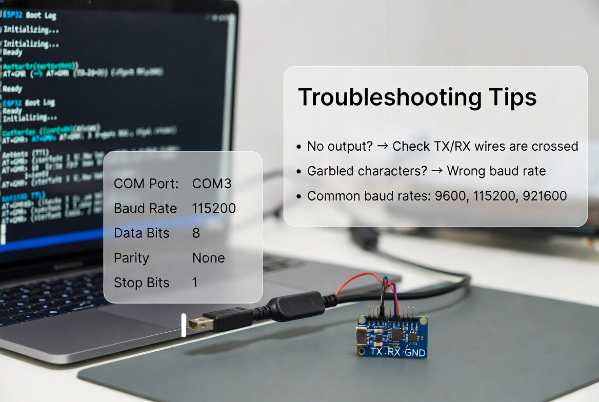 USB To TTL Troubleshooting Console USB To TTL Troubleshooting Console