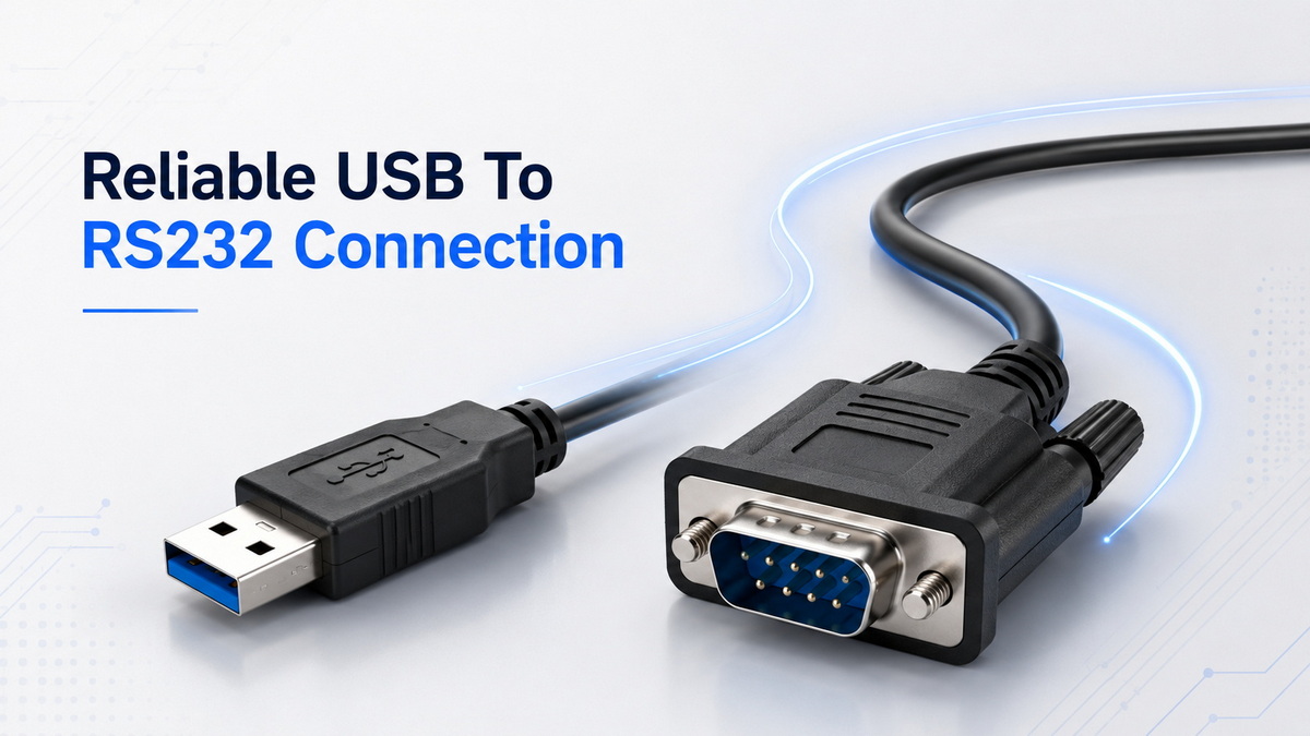 USB To RS232 Cable Overview USB To RS232 Cable Overview