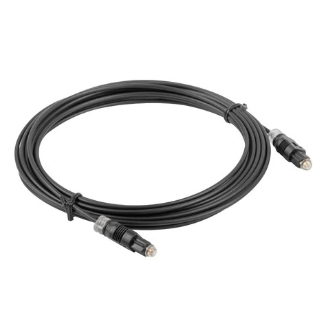 Toslink PVC-Mesh Fiber Optic Audio Cable Gold