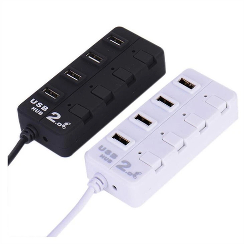 4-Port USB 2.0 Hub With Power Switch