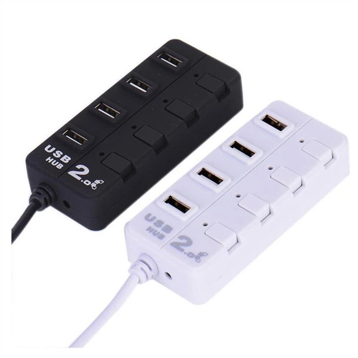4-Port USB 2.0 Hub With Power Switch