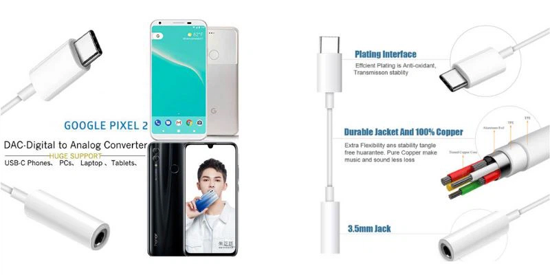 USB C To 3.5 mm Headphone Jack Adapter (1)