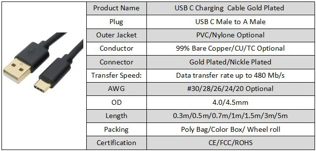 USB C Charging Cable 2A (1)