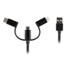 3in1 Cable USB-C 2.0 Black