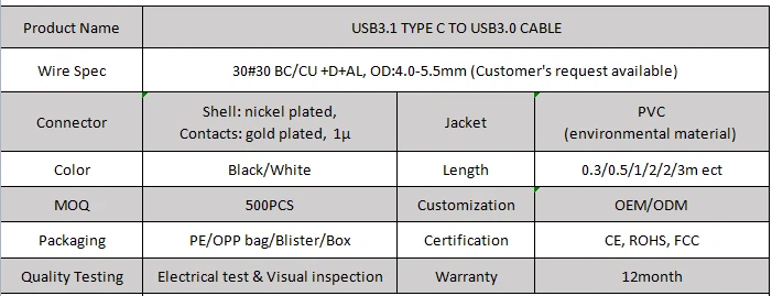 Type-C Dual Screw Locking Down Up Angled To Standard USB3.0 Data Cable (1)