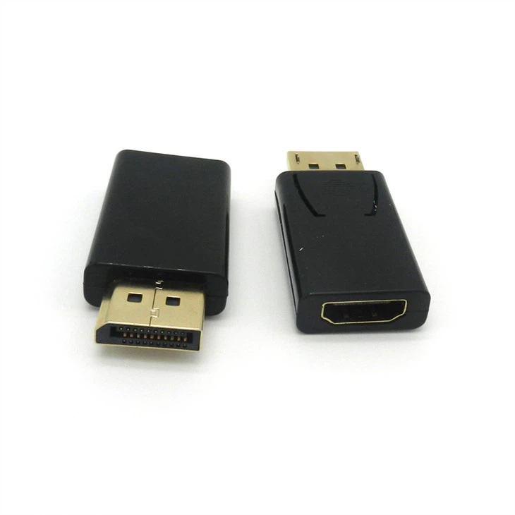 Black Displayport Male To HDMI Female Adapter