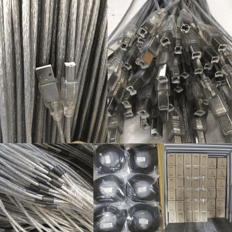 Transparent USB Printer 2.0 Cable (2)