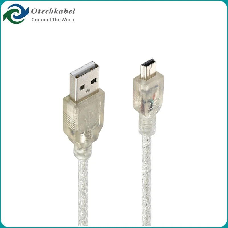 Transparent Mini USB Cable