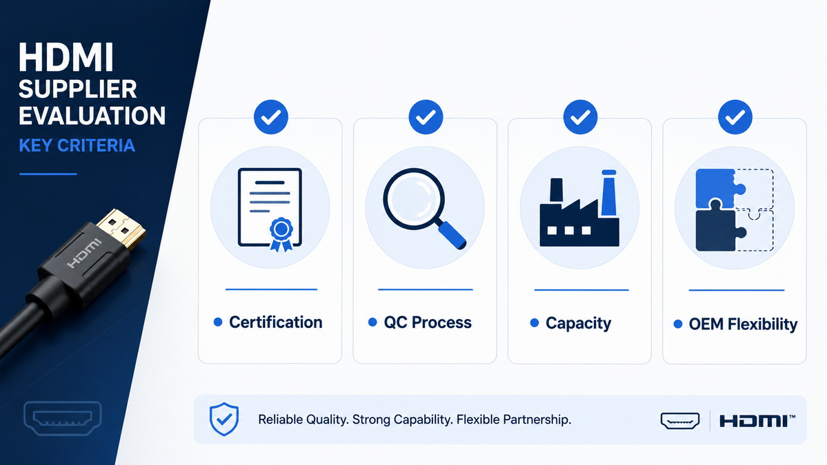 HDMI Supplier Evaluation Checklist
