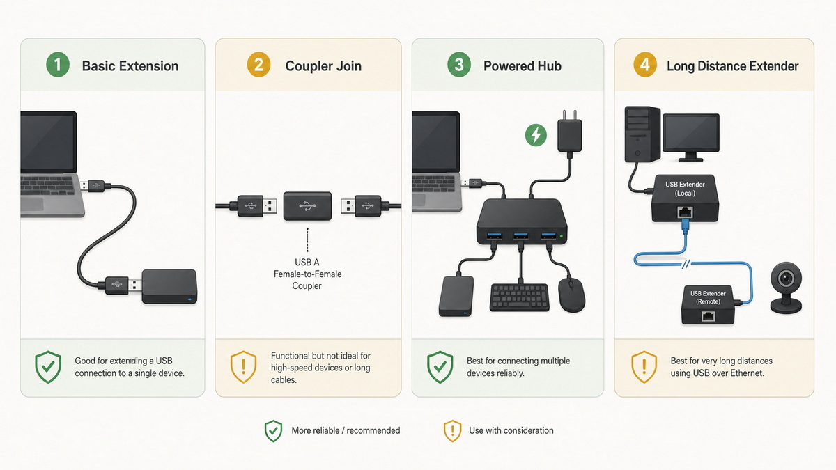 How Do I Connect Two USB Cables Together Safely? (Expert Guide From A Cable OEM Engineer)