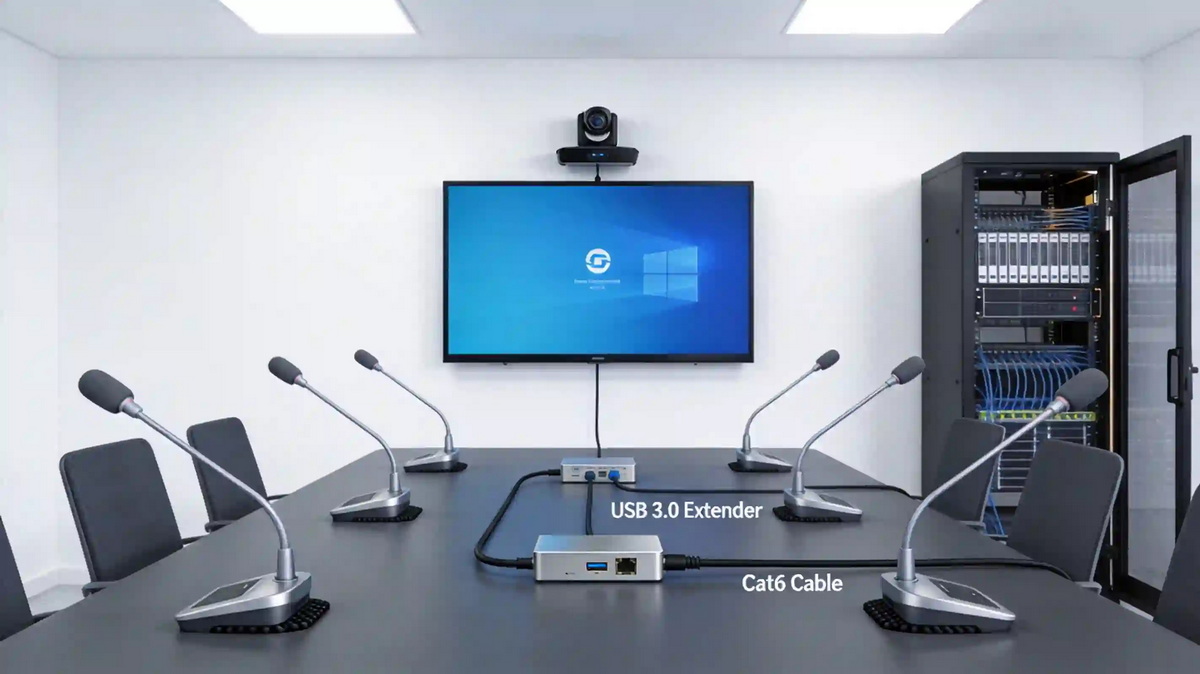 Conference Room Usb Extender Application