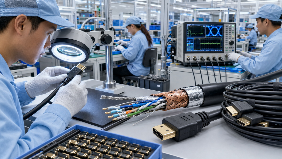HDMI Cable Factory Inspection