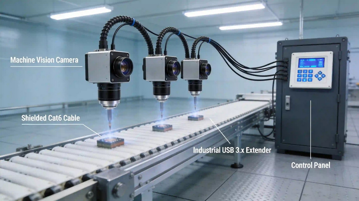 Industrial Machine Vision Usb Extender Setup