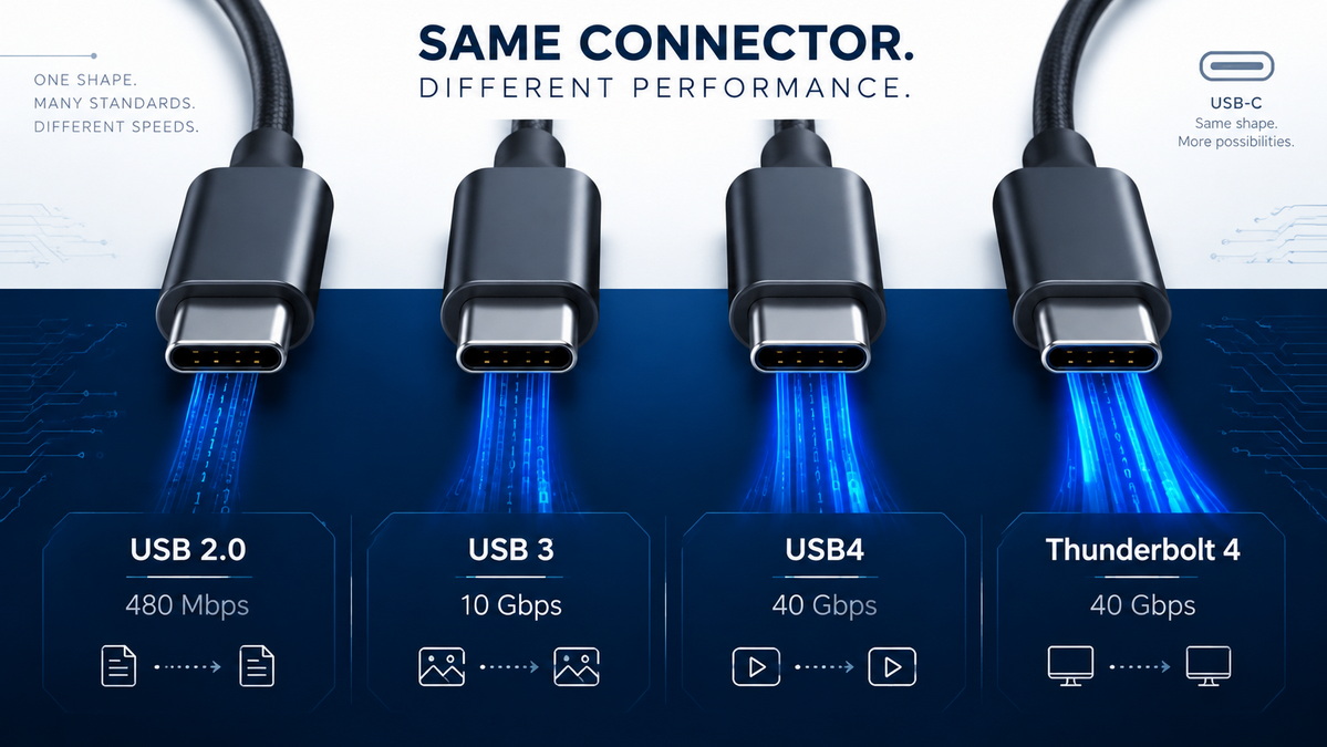 USB C Connector Is Not Speed