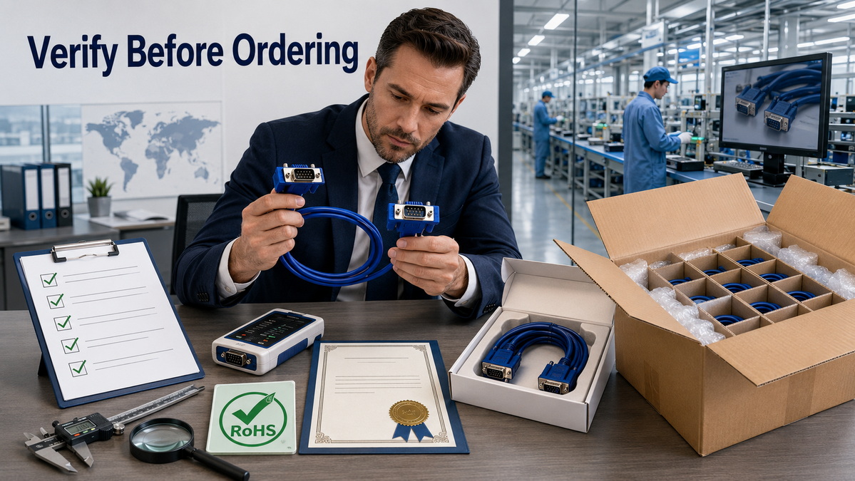 VGA Cable Supplier Verification Checklist