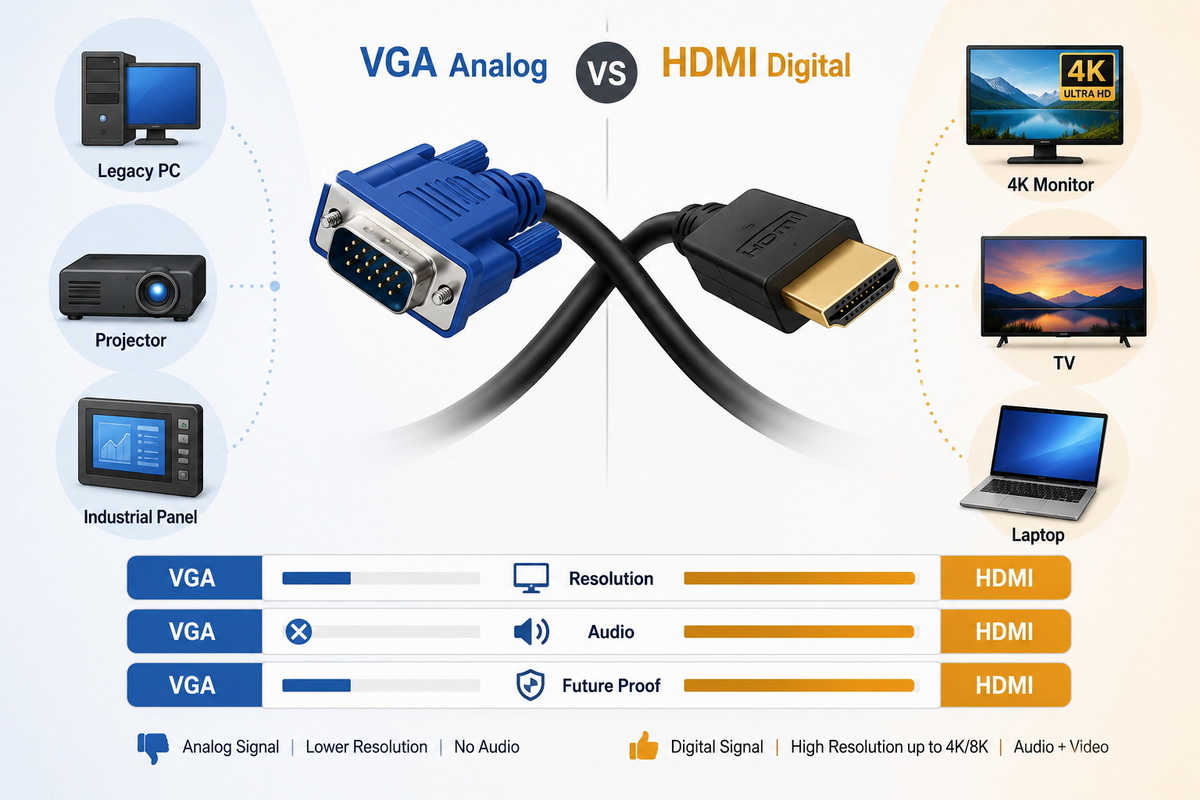 VGA Vs HDMI Practical Comparison