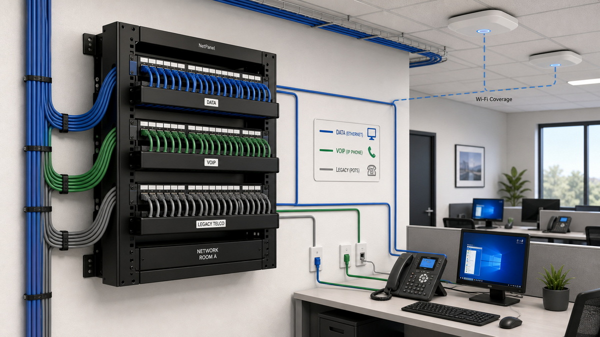 Structured Cabling For Voice And Data