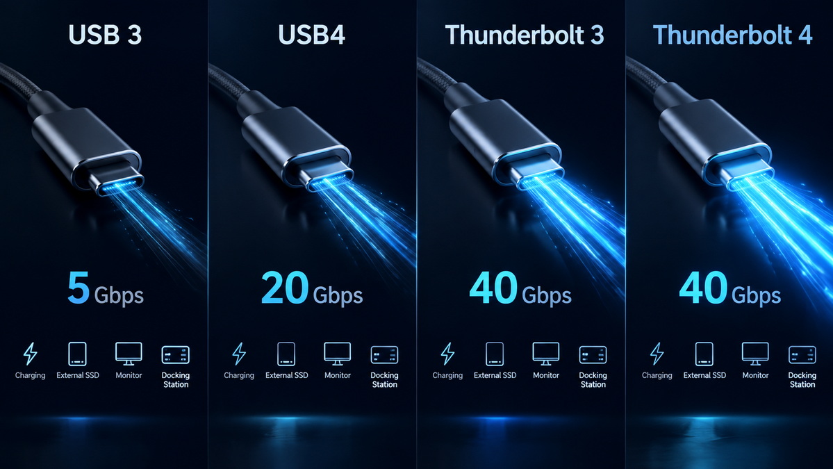 USB C Cable Speed Comparison