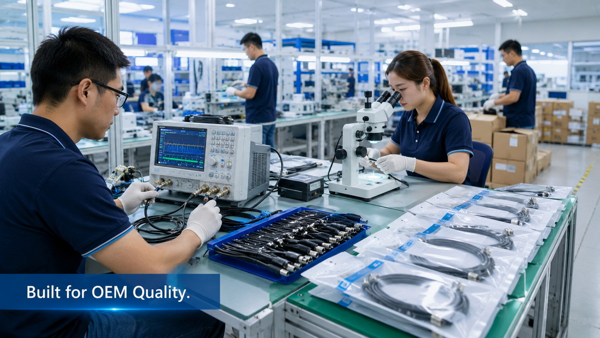 Qualidade de fabrica&ccedil;&atilde;o de cabos OEM