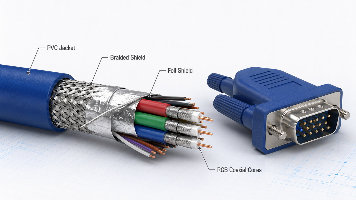 VGA Cable Internal Structure Guide