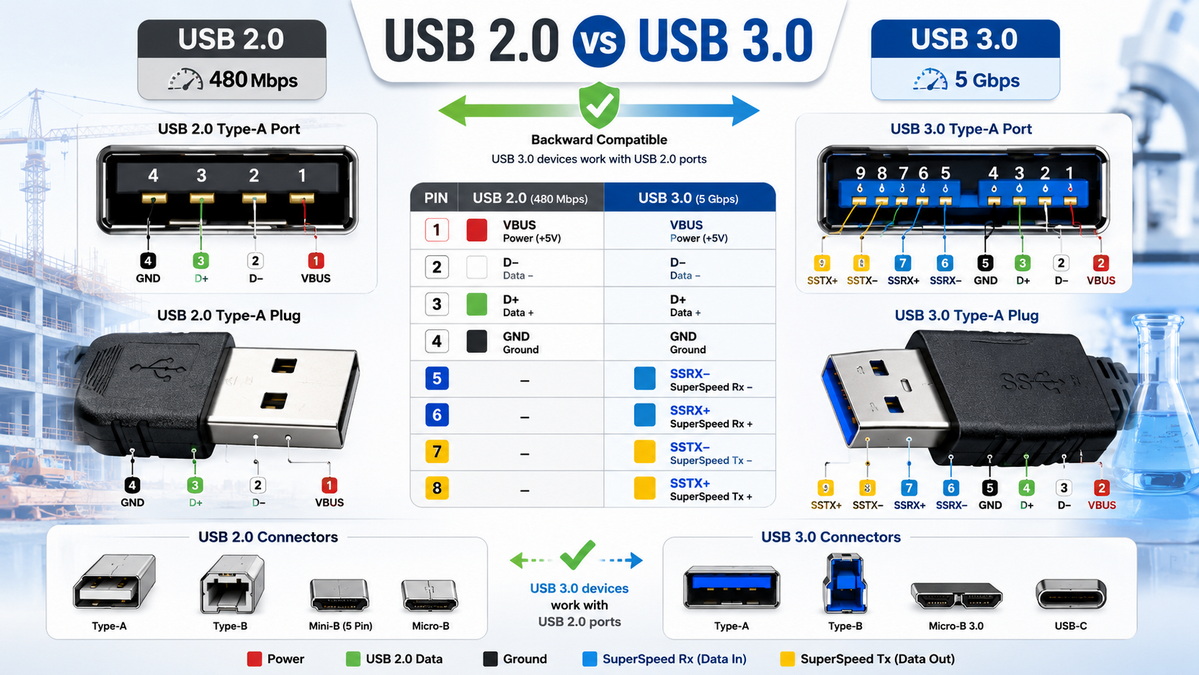 USB 2.0 And USB 3.0 Architecture