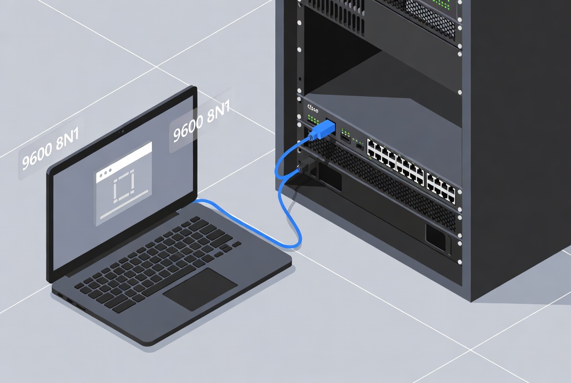 Laptop To Cisco Switch Console Setup